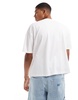ASOS DESIGN oversized t-shirt in white with cherub chest print
