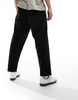 ASOS DESIGN barrel fit jeans in flat black