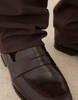 ASOS DESIGN penny loafers in brown