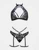 Ann Summers Rosella lace lingerie set in black