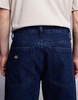 Dickies Double Knee loose fit pants in stone wash indigo blue