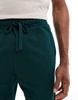 Bershka jersey shorts in dark green