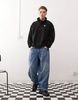 Aape By A Bathing Ape logo fleece sweatshirt in black