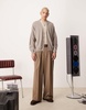 ASOS DESIGN Premium 100% cashmere oversized boxy fit cardigan in taupe
