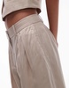 Mango mix slouchy longline tailored pants in light beige - part of a set
