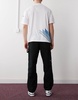 Aape by A Bathing Ape pull on straight leg carpenter pants in black