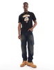 Aape by A Bathing Ape logo chest t-shirt in black