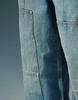 ASOS DESIGN super baggy carpenter jeans with tint in mid wash blue