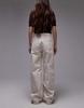 ARKET Coral high waist relaxed leg jeans in off-white