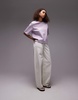 ARKET heavyweight boxy T-shirt in lilac