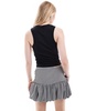 COLLUSION longline base layer tank top in black
