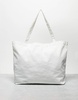 AllSaints Orlando logo tote bag in white