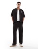 Bershka pull on pants in brown - part of a set