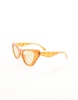AIRE linea cat eye sunglasses in vintage tort