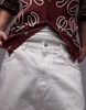 Carhartt WIP brandon denim shorts in white
