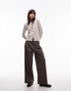 ARKET merino wool knit cardigan in off-white