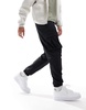 Bershka tech cargo pants in black