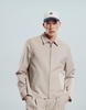 ASOS DESIGN smart harrington jacket in beige microtexture - part of a set