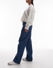 ARKET Shore low waist relaxed boyfriend fit denim in dark wash blue