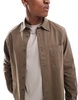 Jack & Jones heavy twill shirt in brown