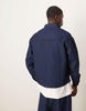 ASOS DESIGN 90s oversized boxy denim shacket in indigo wash - part of a set