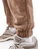 Another Influence acid wash sweatpants in brown