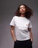 Carhartt WIP pocket heart logo T-shirt in white