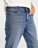 ASOS DESIGN classic rigid jeans in vintage dirty wash blue