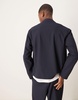 ASOS DESIGN smart button-up shacket in navy - part of a set