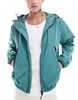 Bershka nylon windbreaker in turquoise