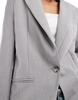 Bershka menswear inspired oversized blazer in light gray