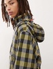 COLLUSION overhead checked jacket in yellow