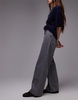 ARKET Cloud low rise baggy wide leg jeans in washed gray
