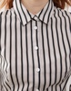 COLLUSION stripe fitted shirt