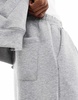Bershka premium wide leg sweatpants in gray - part of a set