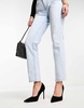 ASOS DESIGN Paphos pointed high heeled pumps in black suedette