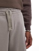 Bershka balloon fit sweatpants in taupe