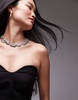 ARKET long line sculpted corset top with flared hem in black