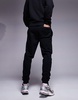 BOSS Orange Sestart logo sweatpants regular fit in black