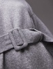 & Other Stories knitted mini dress with belt in gray melange