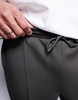 ASOS DESIGN tapered scuba sweatpants in khaki
