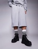 ASOS DESIGN lace up worker boots in black with chunky sole and straps