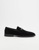 ASOS DESIGN snaffle detail loafers in black