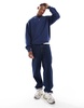 Cotton On boxy fit crew fleece sweatshirt in indigo