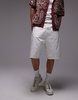 Carhartt WIP brandon denim shorts in white