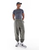 Bershka slim fit t-shirt in gray