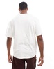 ADPT oversized T-shirt with triumph cards chest print in cream