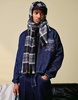 ASOS DESIGN harrington jacket with embroidery detail in indigo - part of a set