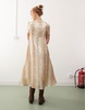 Reclaimed Vintage midi tea dress in floral print