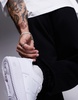 ASOS DESIGN premium heavyweight oversized sweatpants in black